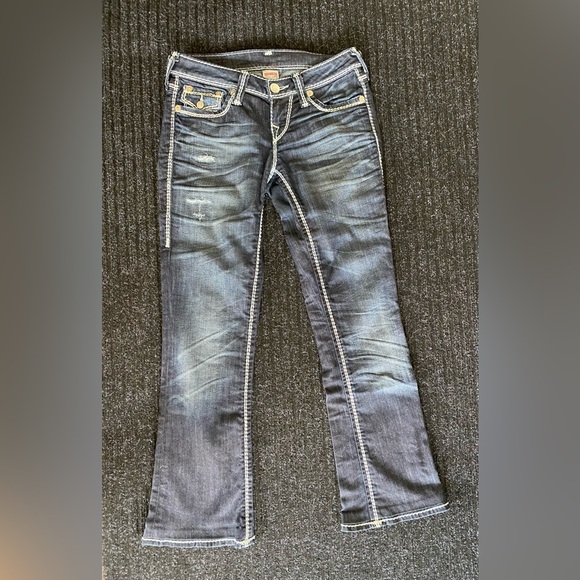 True Religion designer jeans WFLAPS NAT MEGA T  size 26 - Picture 8 of 12